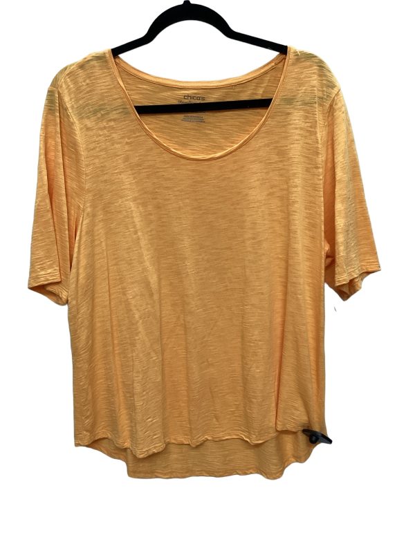 Top Short Sleeve Basic By Chicos  Size: 3 on Sale