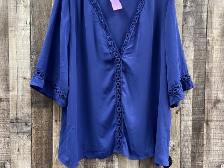 Blouse 3 4 Sleeve By Cmf  Size: 2x Sale